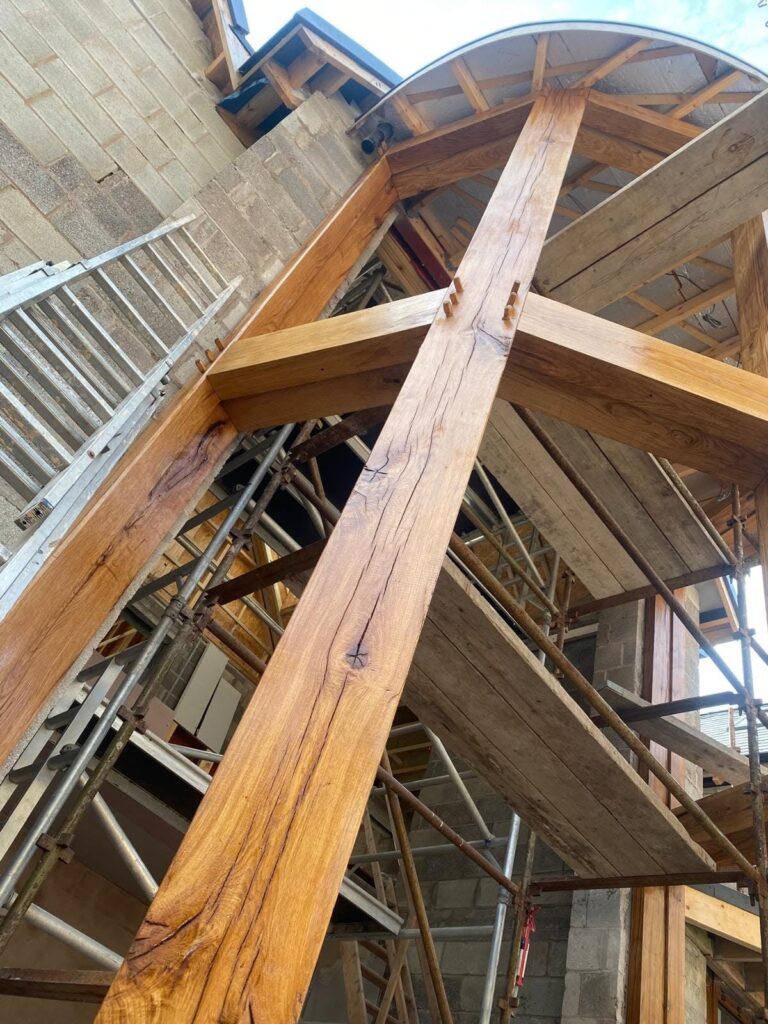 Timber Construction 1 oak construction